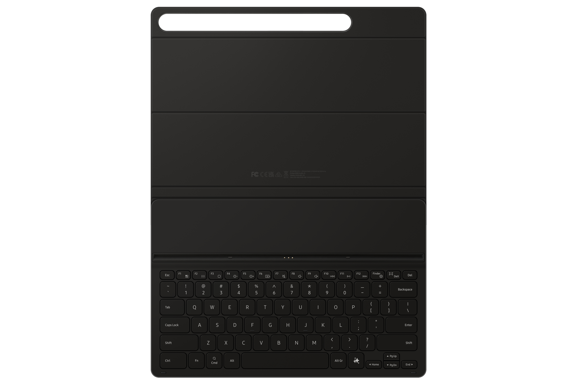 SAMSUNG Book Cover Keyboard Slim für Galaxy Tab S10 Tab S9 Tab S9 FE Black