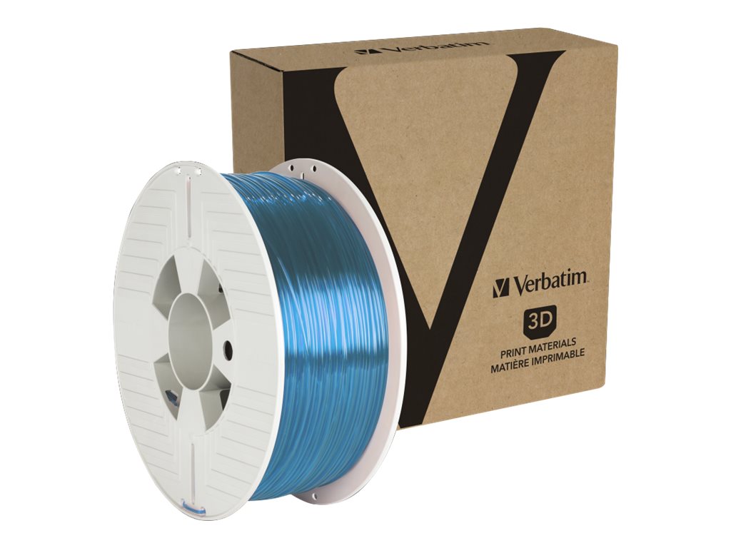 Verbatim PETG 1,75mm Durchsichtig blau 1 kg