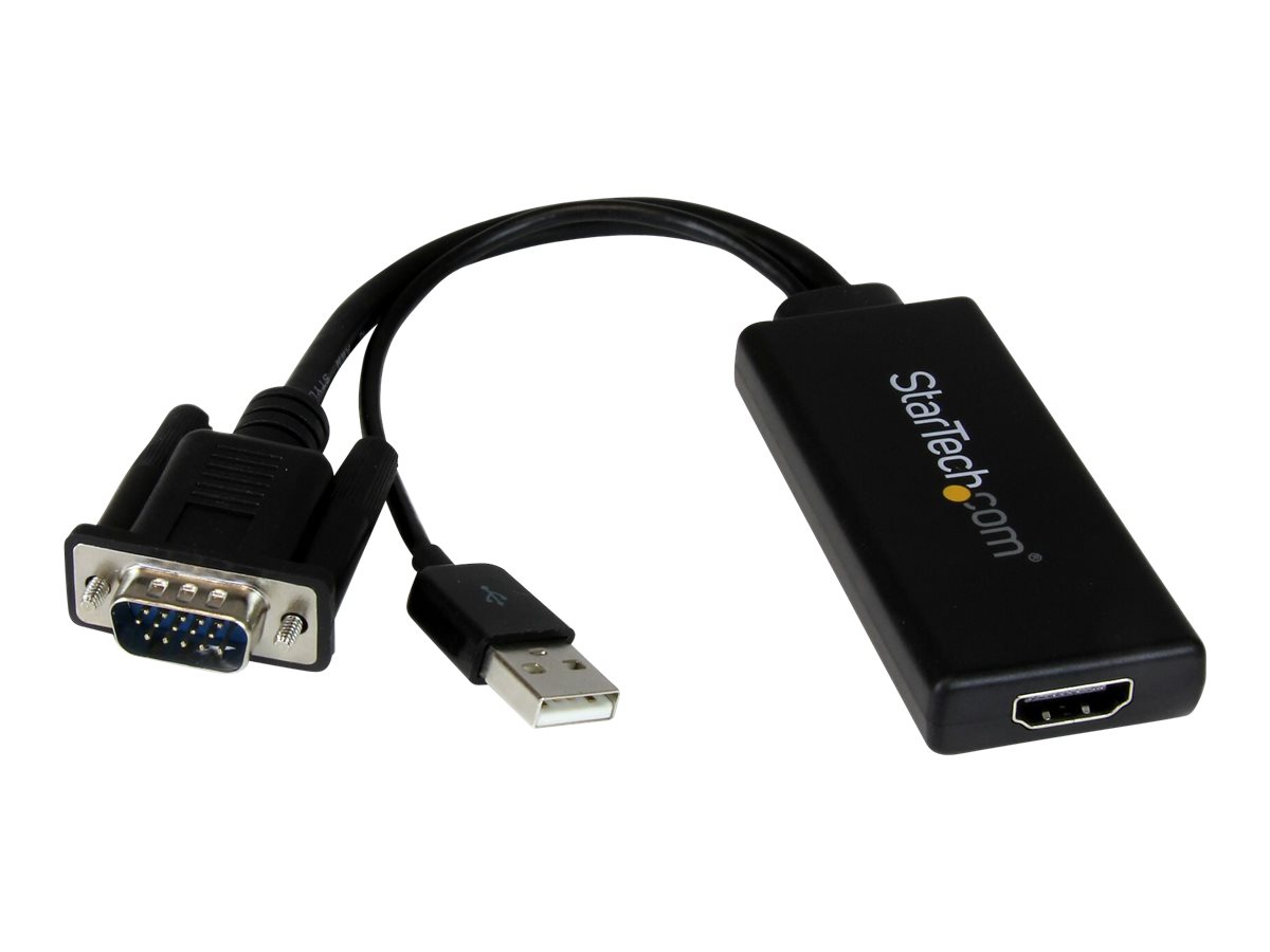 StarTech.com VGA‑auf‑HDMI Adapter USB‑Audio 1080p