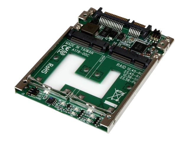 StarTech.com Dual mSATA SSD 2,5 Zoll SATA Raid Adapter