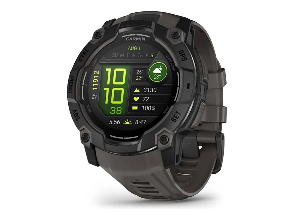 Garmin Instinct 3 50 mm AMOLED dunkelgrau