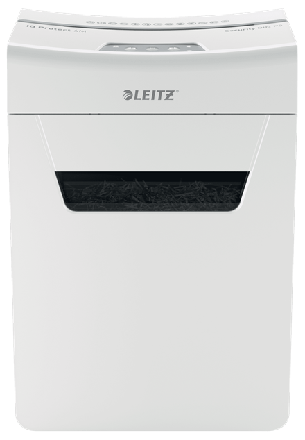Esselte Leitz IQ 6M Protect Premium Partikelschnitt P-5 bis 6 Blatt weiß