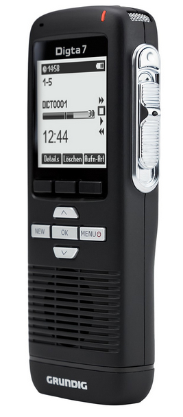 Grundig Digta 7 Voicerecorder 2 GB Schwarz