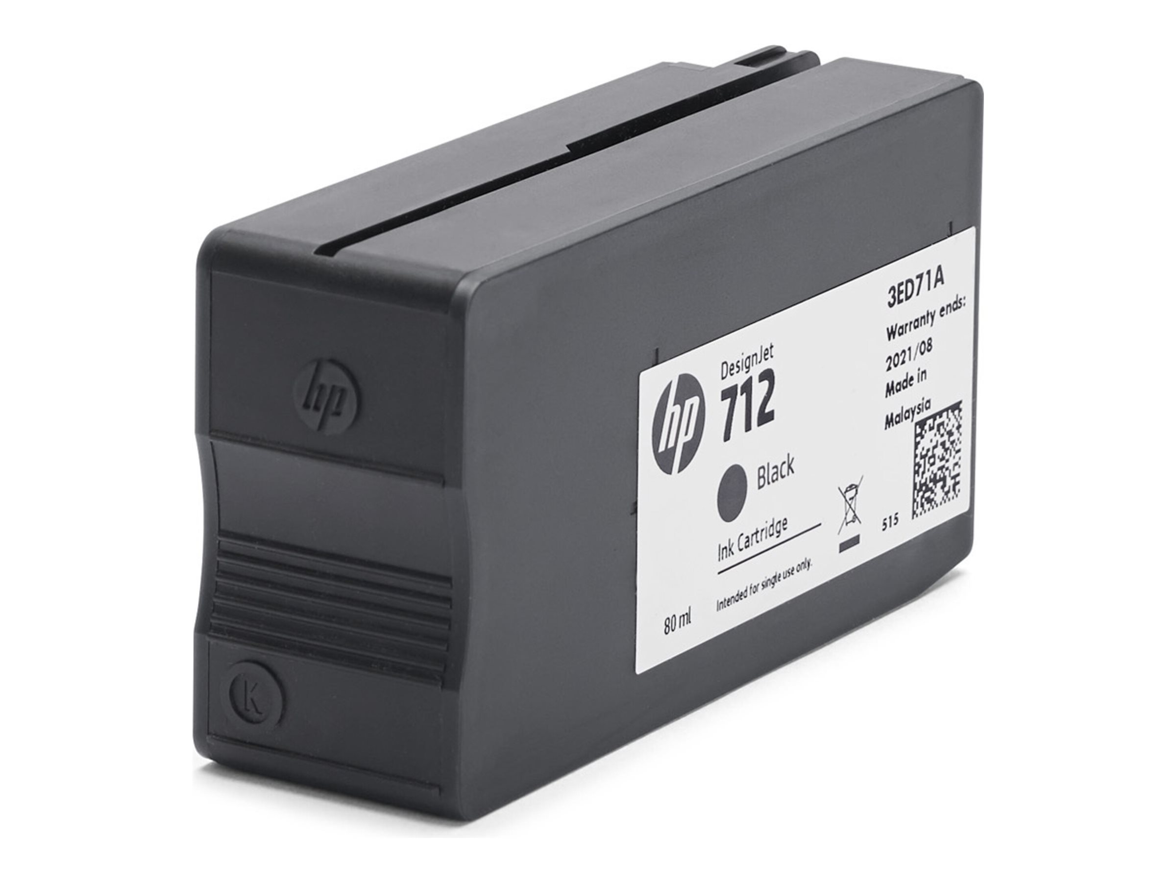 HP 712 DesignJet Schwarz 80ml