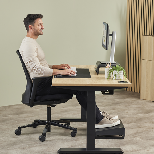 Fellowes Breyta Handgelenkauflage 6x18cm Schwarz
