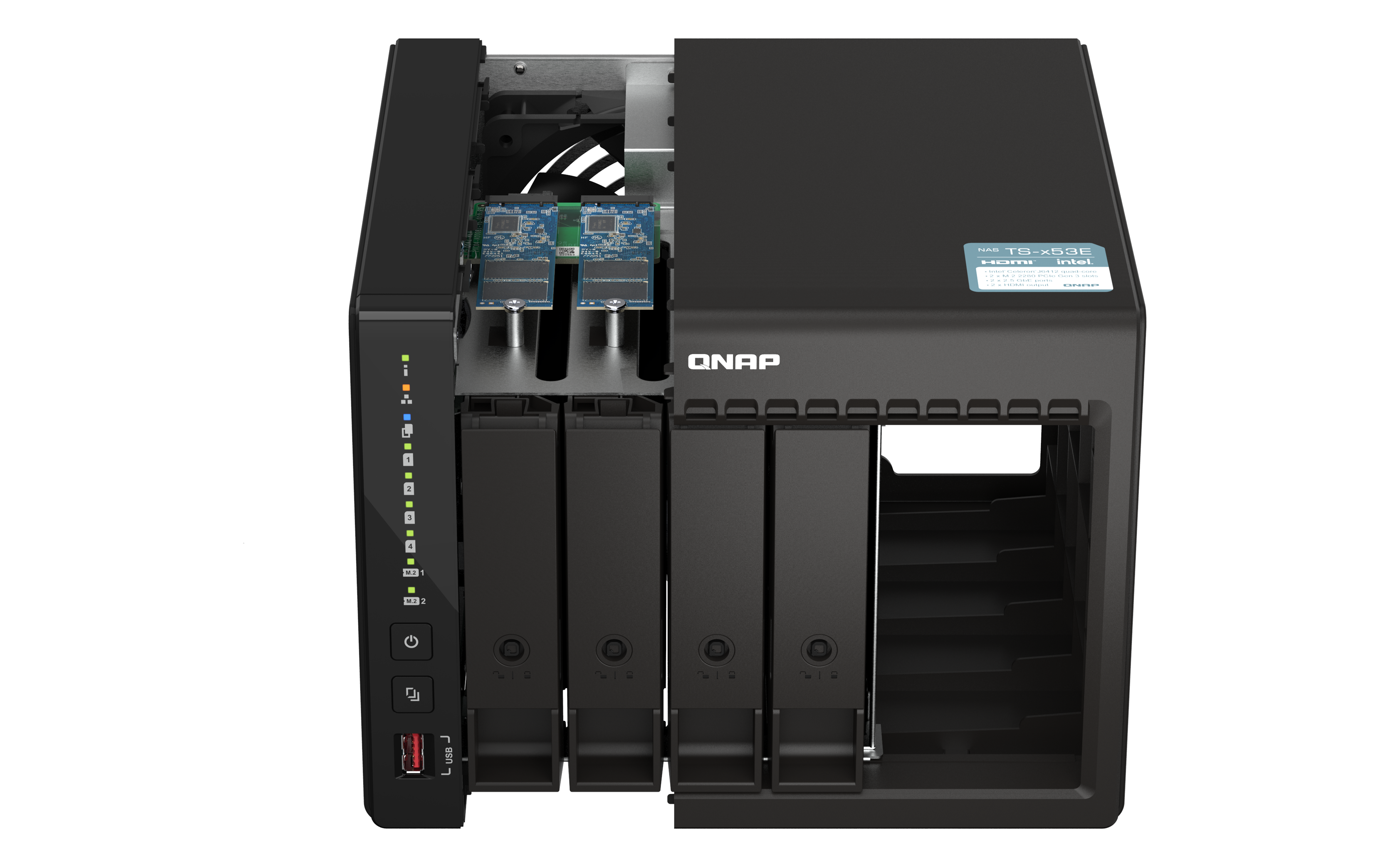 QNAP TS-453E 4-Schacht