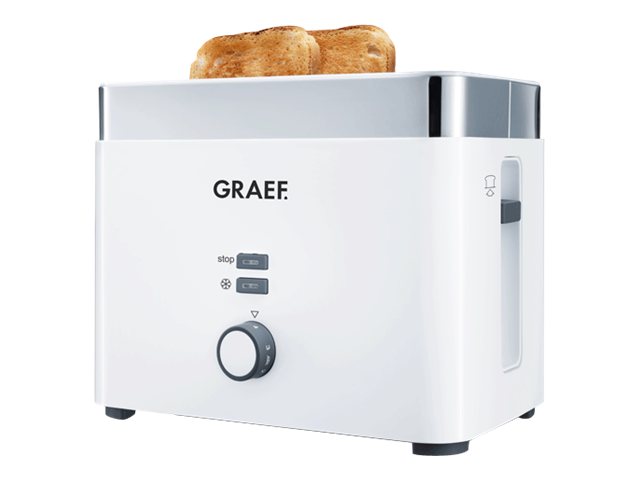 Graef TO61 Toaster weiß 2 Scheiben