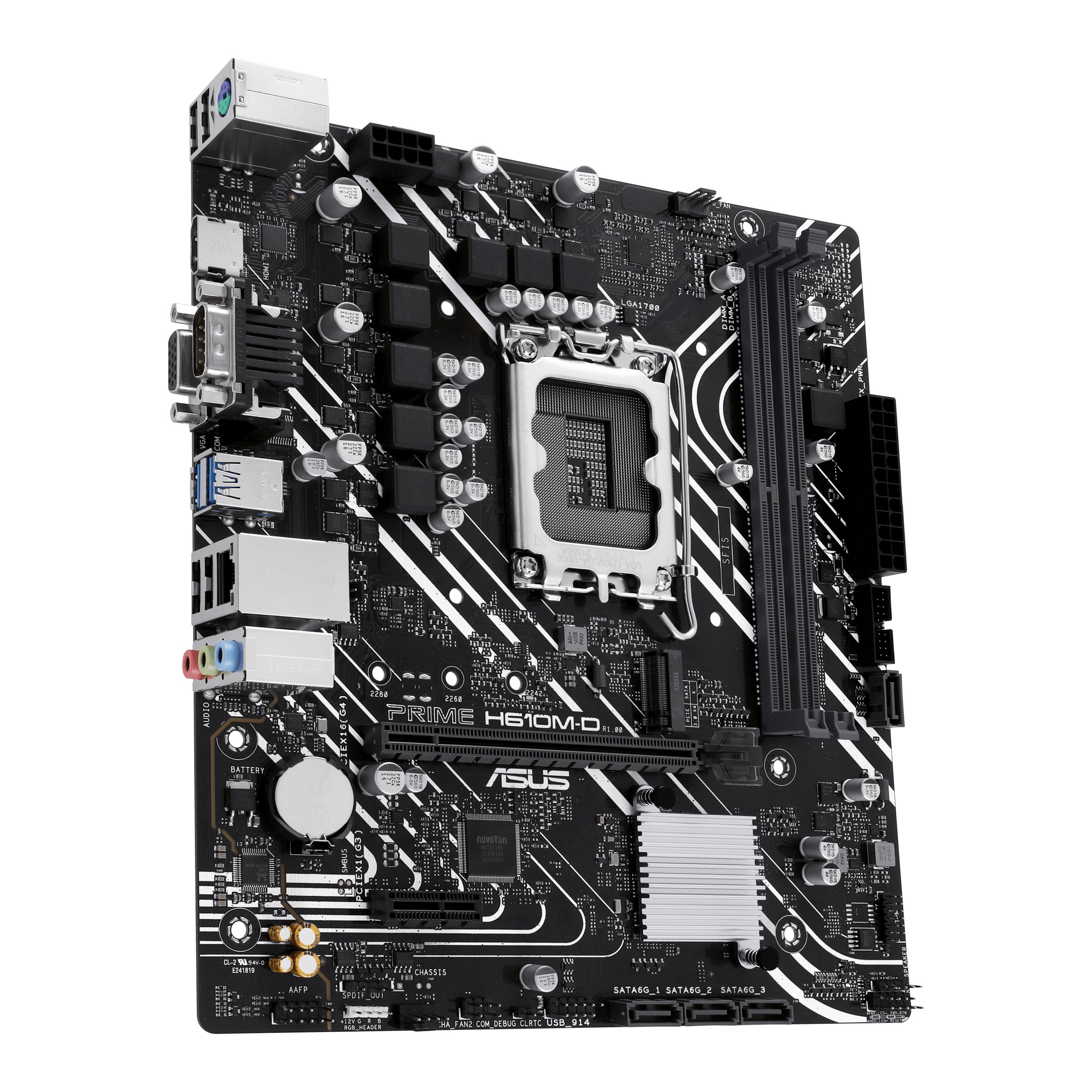 ASUS PRIME H610M-D INTEL 1700 DDR5 mATX