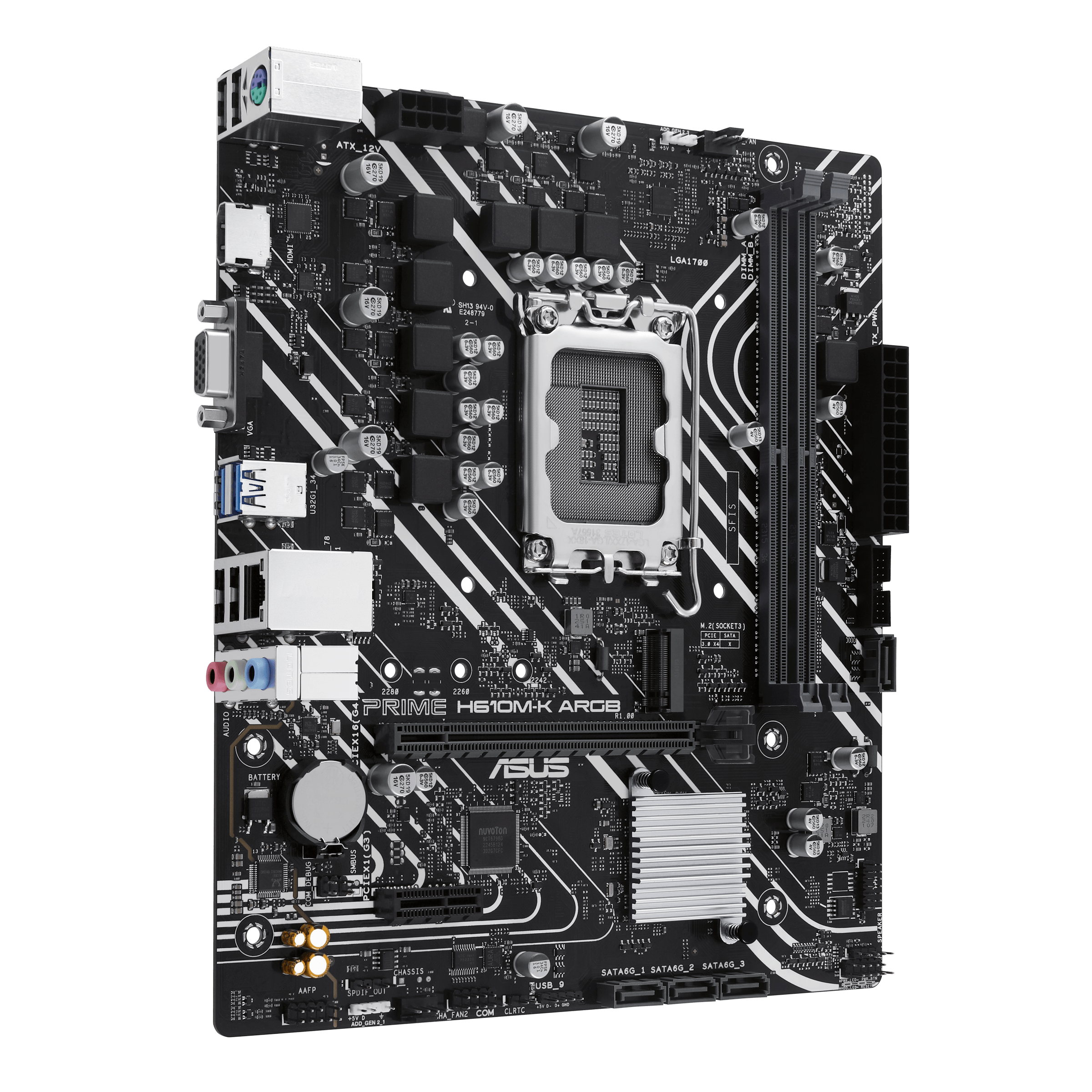 ASUS PRIME H610M-K ARGB Micro-ATX