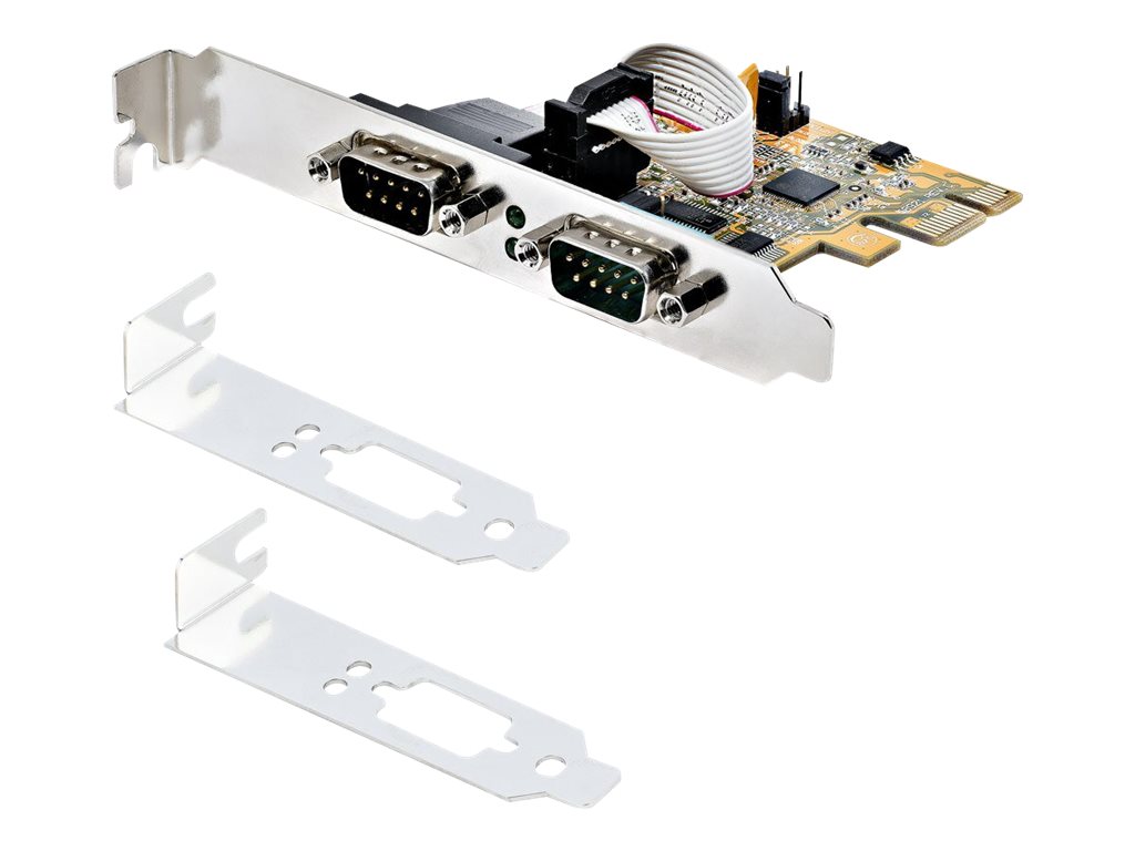 StarTech.com 2-Port PCIe Serielle Schnittstellenkarte RS232