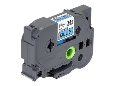 Brother TZe-541 18mm Schwarz auf Blau