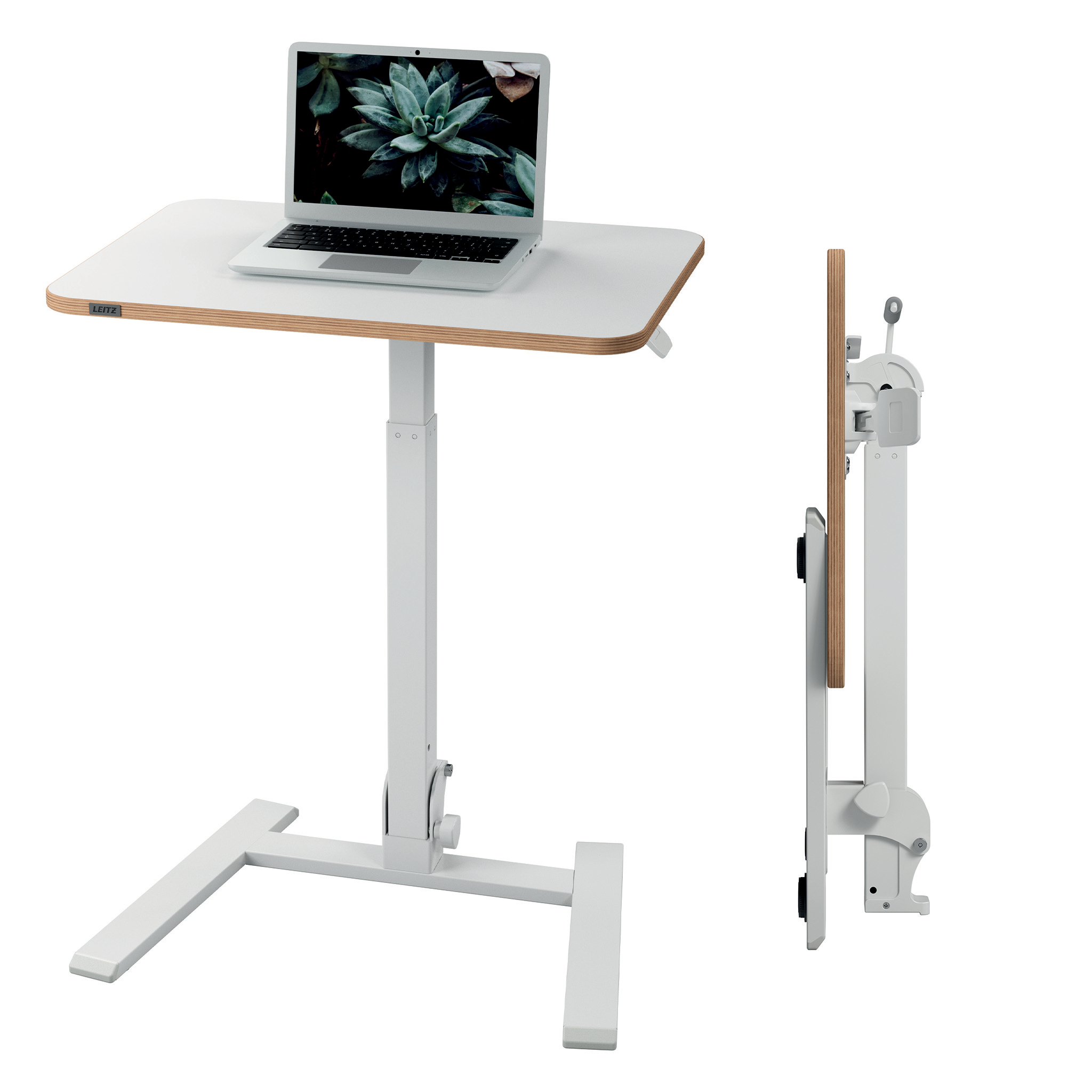 Esselte Leitz Ergo Compact höhenverstellbarer Schreibtisch weiß