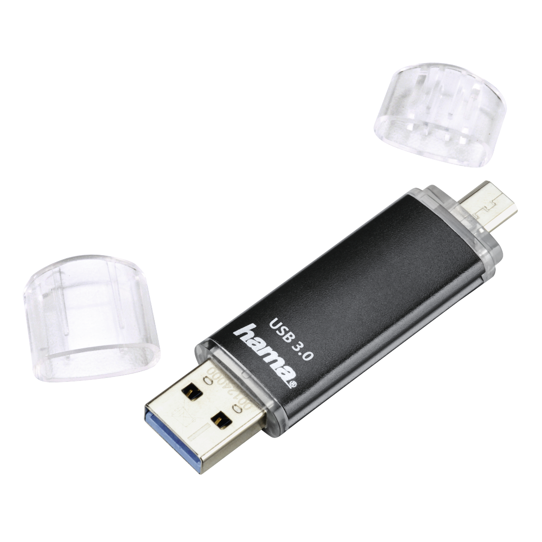 Hama Laeta Twin USB-Flash-Laufwerk 256 GB schwarz