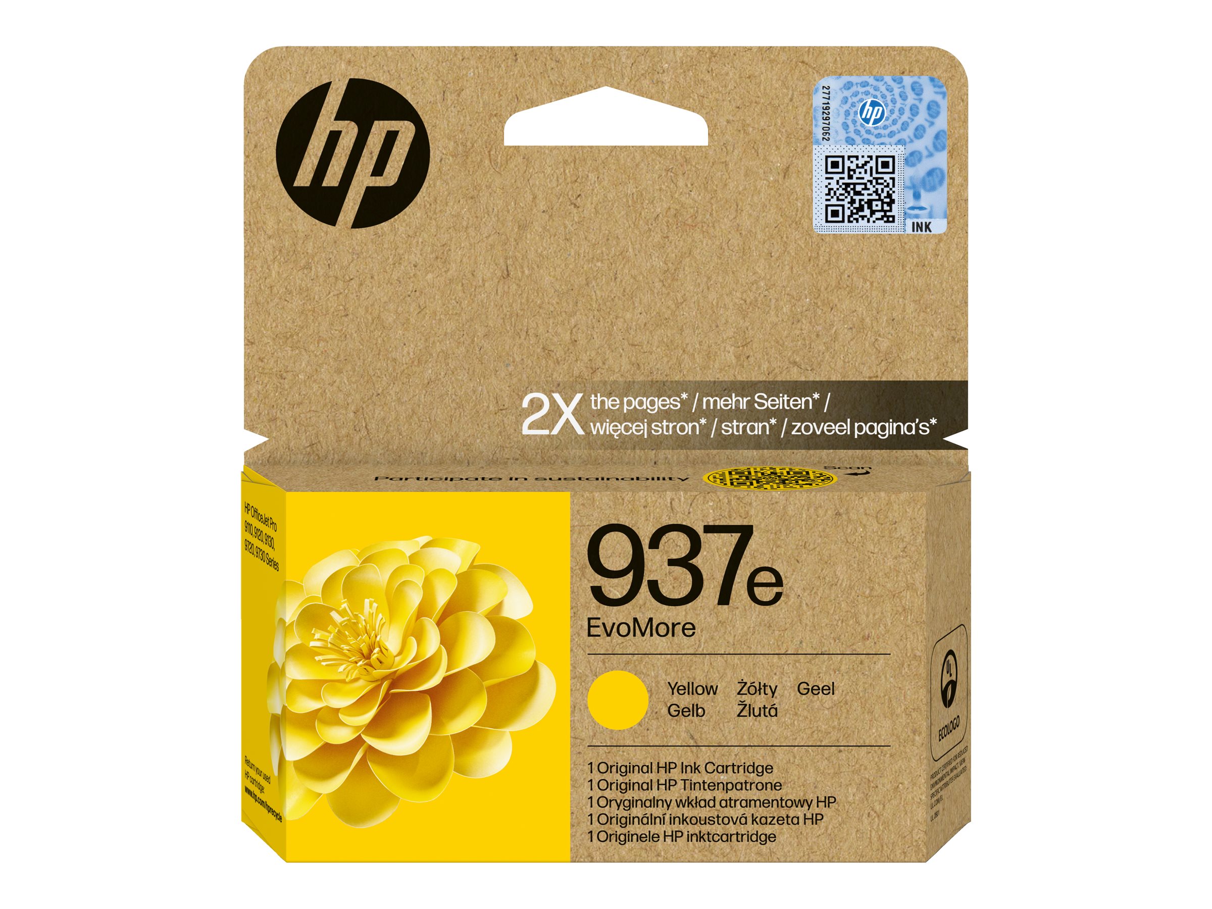 HP 937e EvoMore Gelb