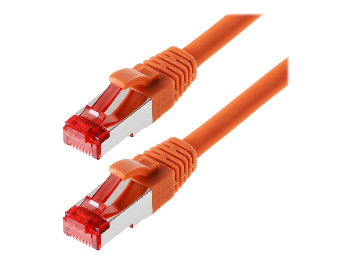 Helos Patchkabel Cat 6 S/FTP orange 15m