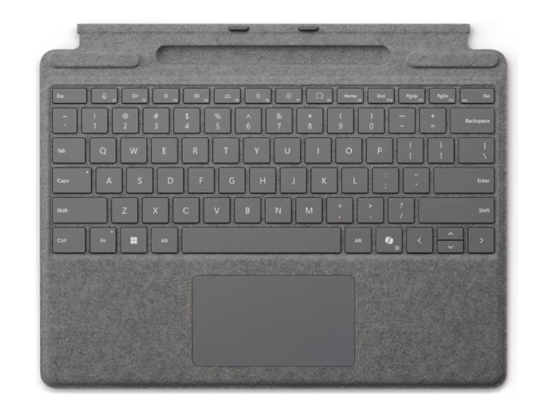 MICROSOFT Surface Pro Keyboard mit Stiftaufbewahrung Platin P