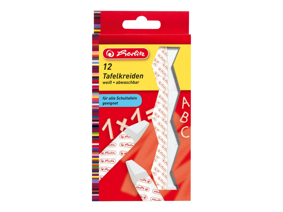 Herlitz Tafelkreiden Weiß