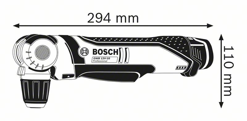 Bosch GWB 10,8-LI Professional Winkelbohrschrauber
