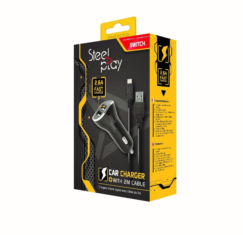 Steelplay Auto-Netzteil Kfz 2x USB