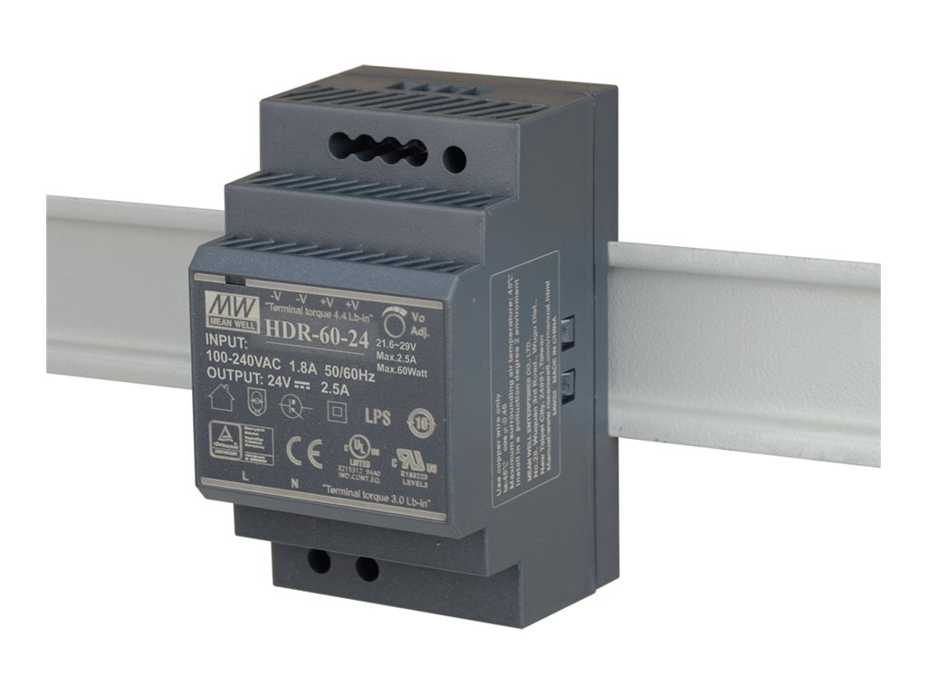 DLINK DISH6024 60W 24VDC Ultra Slim DIN Rail PSU fuer DIS100G DIS200G DIS300G