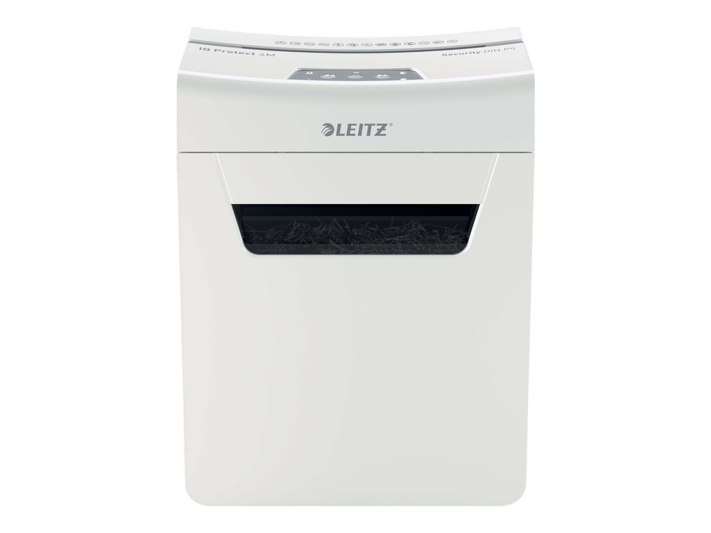 Esselte Leitz IQ 4M Protect Premium weiß Partikelschnitt P-5 bis 4 Blatt