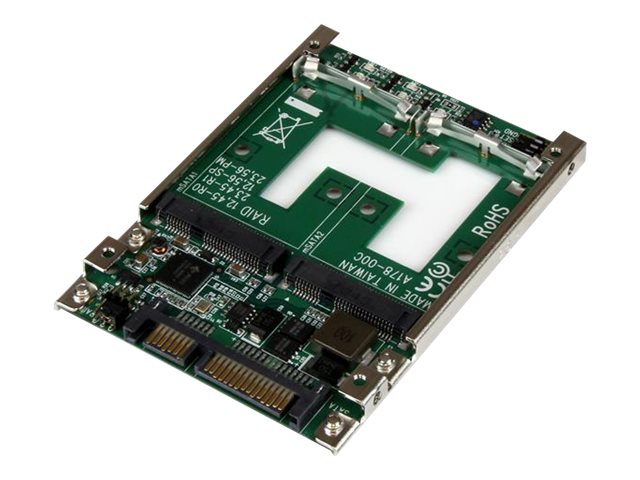 StarTech.com Dual mSATA SSD 2,5 Zoll SATA Raid Adapter