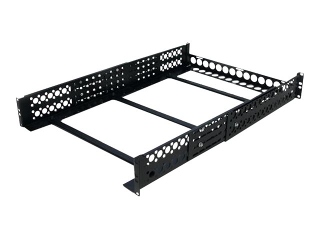 STARTECHCOM 2 HE Universal Server Rack Schienen TAAkonforme Server Montageschienen mit einstellbarer Tiefe 48,26cm 19Zoll
