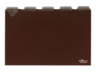 Durable Karteikartenregister A‑Z braun