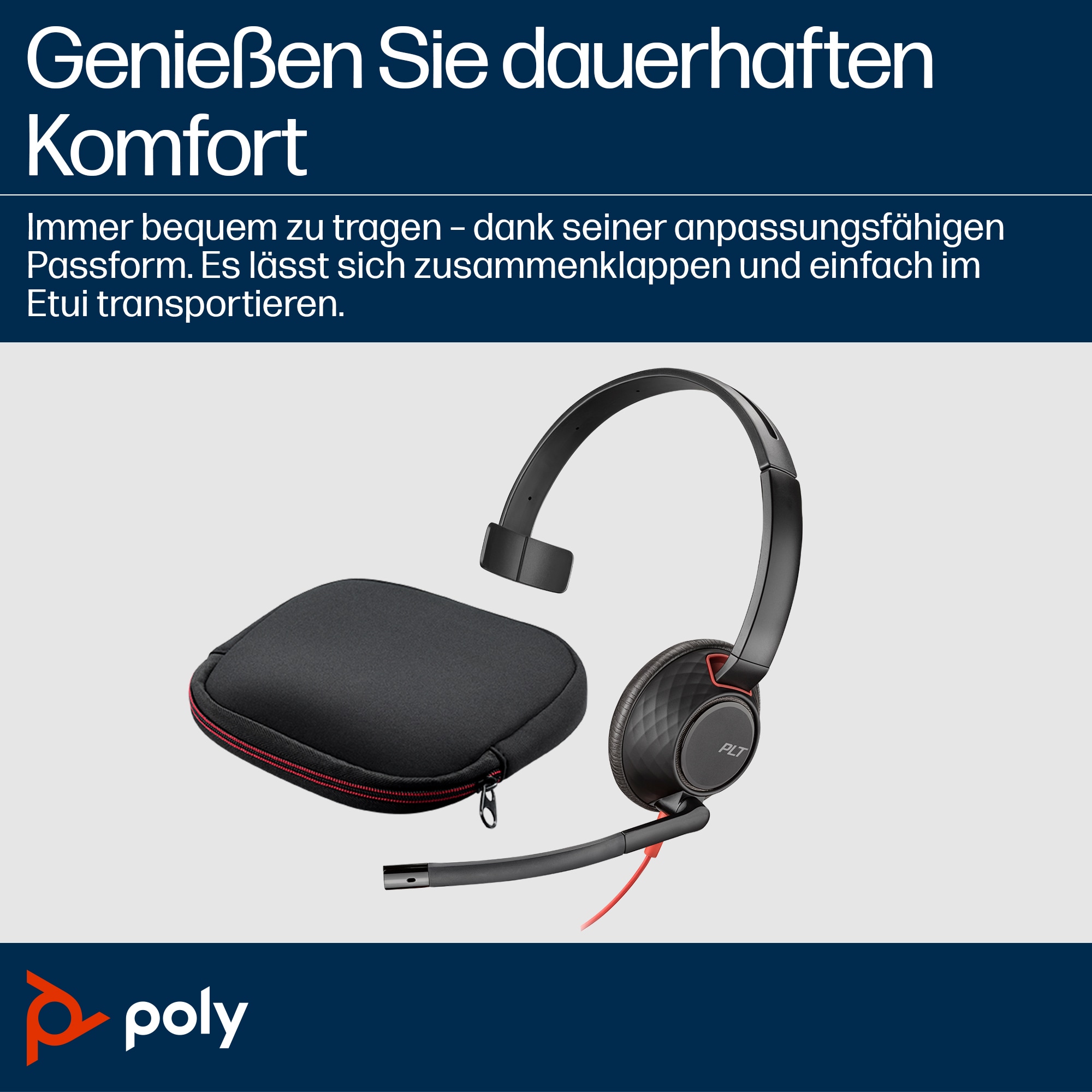 Poly Blackwire 5210 Headset Kabel Mono