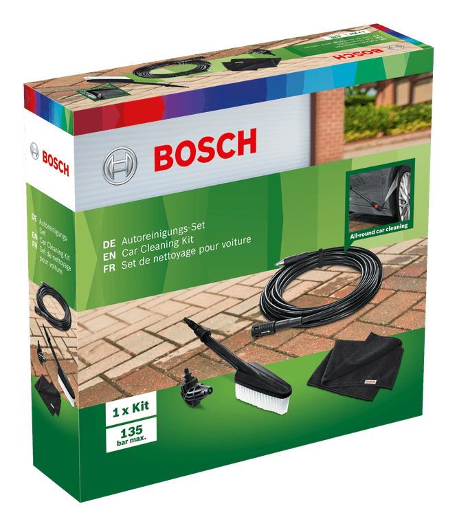 Bosch Autoreinigungsset Dachrinnen- und Rohrreinigungs-Set Hochdruckreiniger