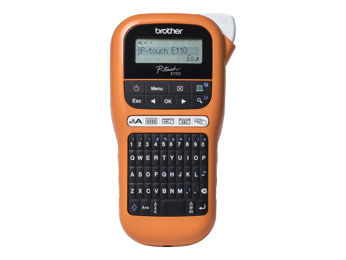 Brother P-Touch PT-E110 Beschriftungsgerät Rolle 1,2 cm