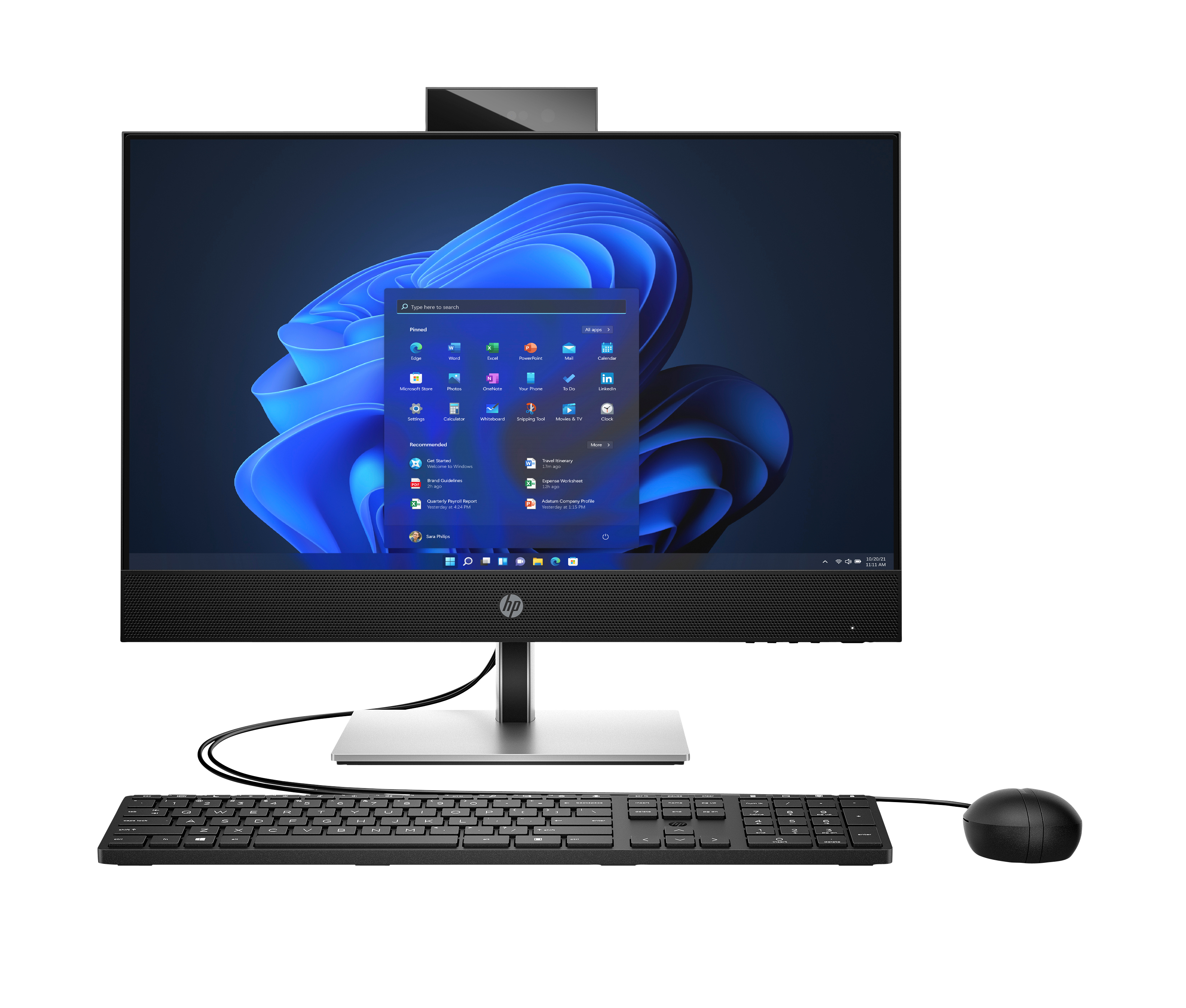HP ProOne 440 G9 23,8 Zoll i7-14700T 16 GB 512 GB SSD FHD