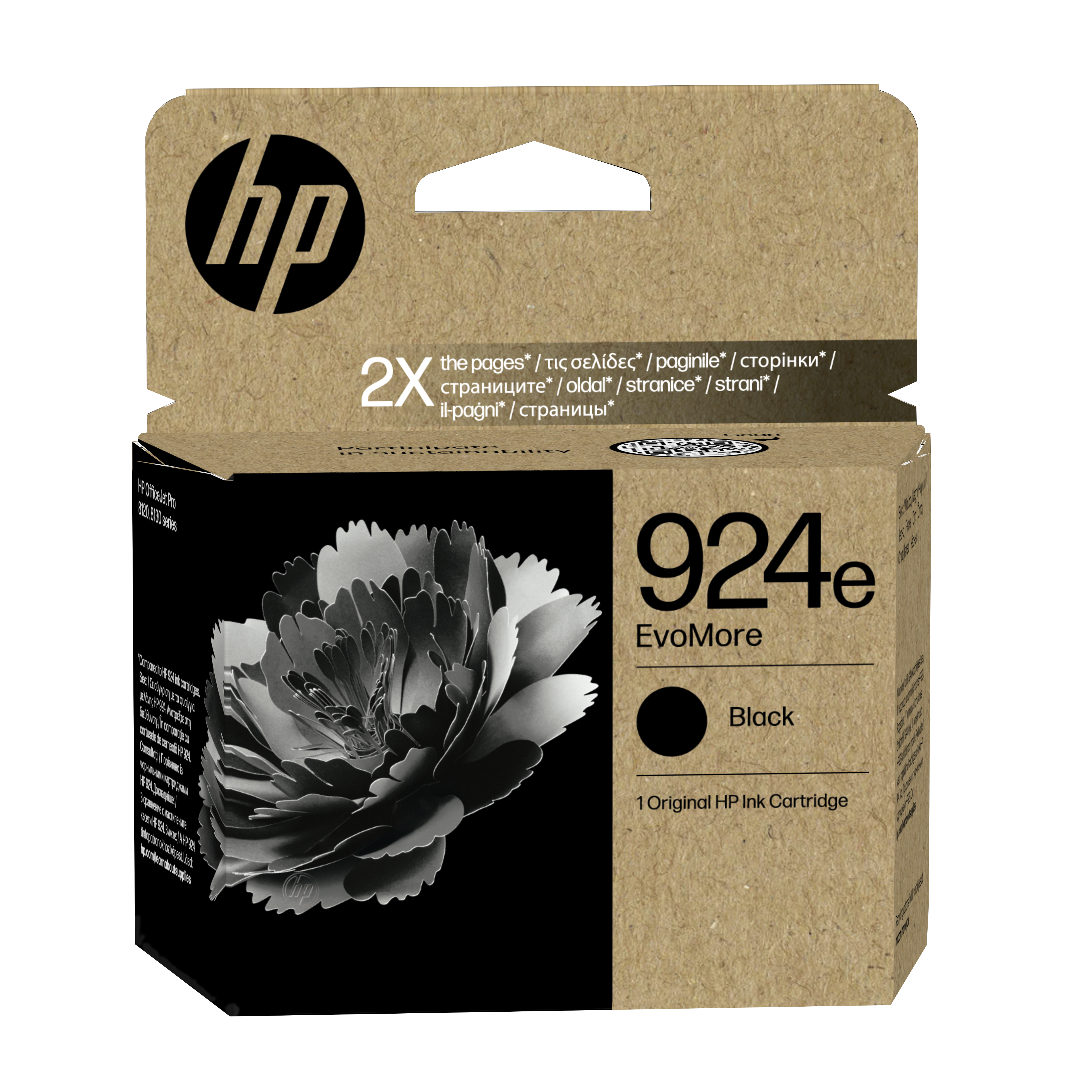 HP 924e EvoMore Schwarz