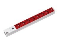 Bachmann Protection Steckdosenleiste 19Zoll 8xUTE 1xFuse 10A