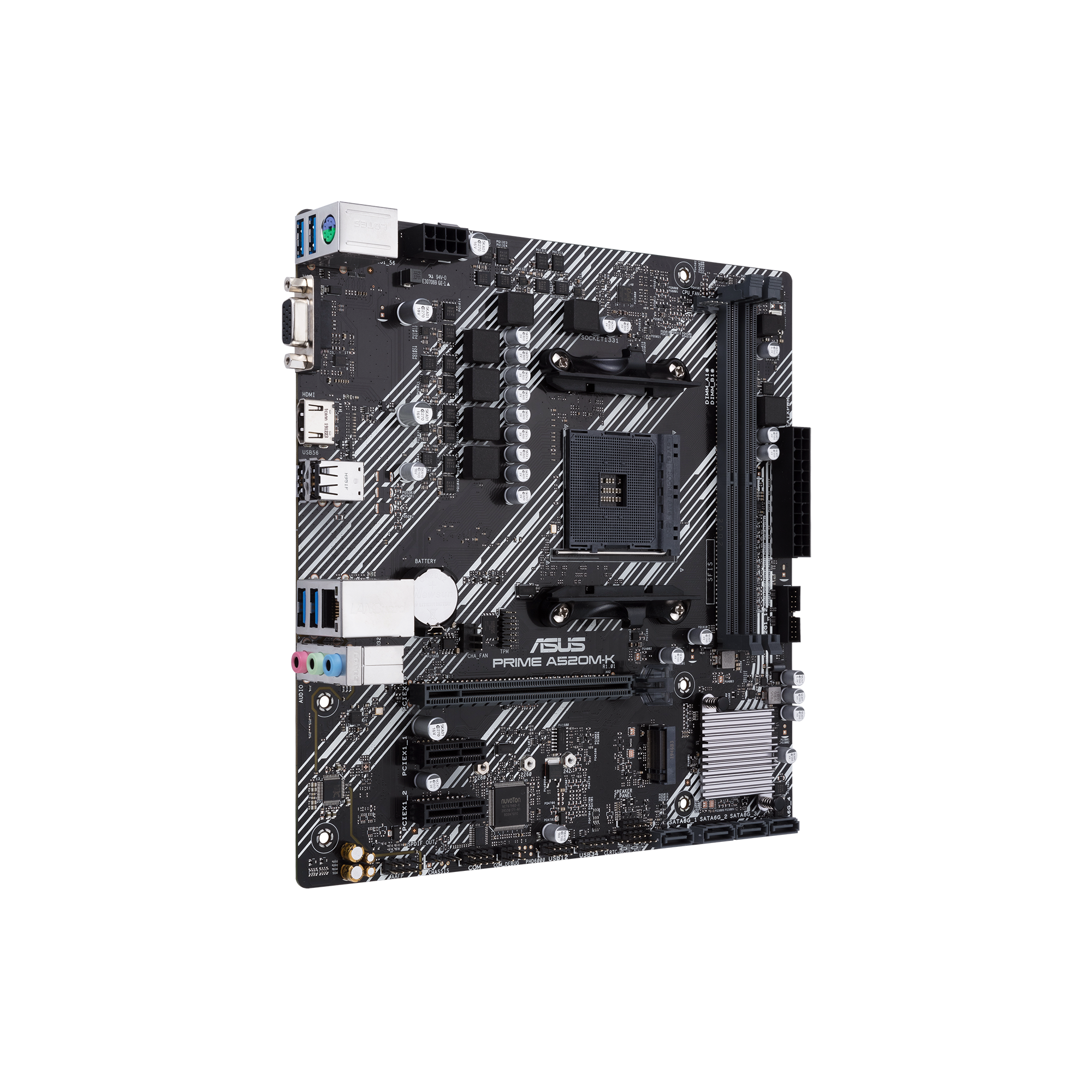 ASUS Prime A520M-K Mainboard Micro-ATX AM4