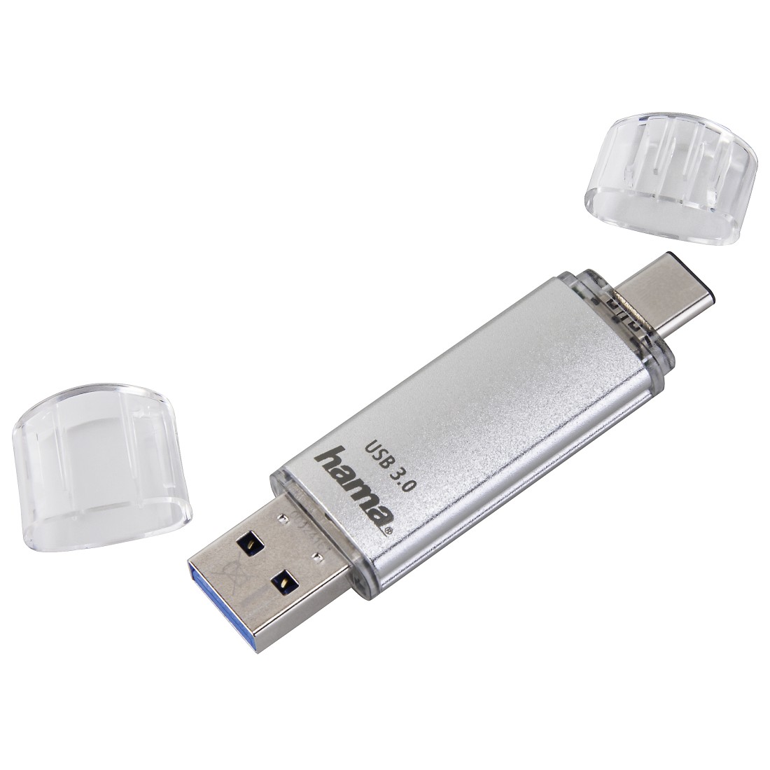 Hama FlashPen C-Laeta 16 GB Silber