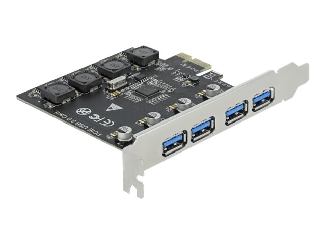 Delock PCI Express x1 USB 3.2 Gen 1 Controller 4x Type-A