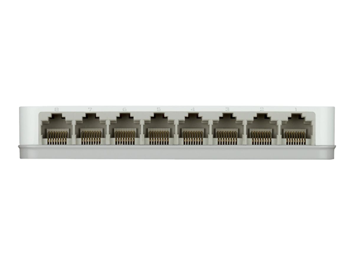 DLINK GOSW8G 8Port Gigabit Easy Desktop Switch 8x 101001000Mbits für bis zu acht EthernetGeräte Plug Play AutoMDIMDX