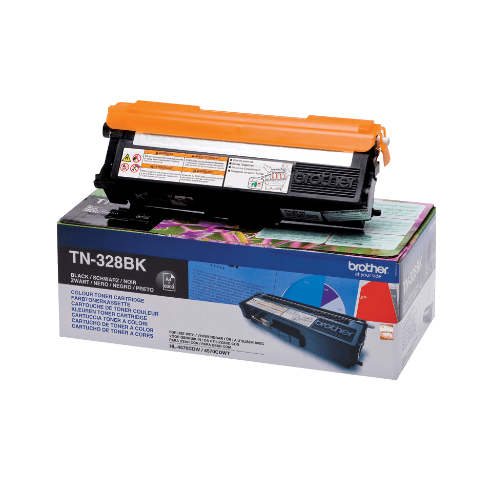 Brother TN-328BK Tonerpatrone Schwarz