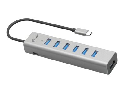 i-tec USB-C Metal Hub 7-fach mit Charging