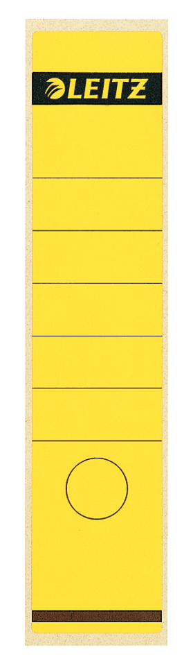 Esselte Leitz Ordneretiketten 1640 gelb 8,0 cm Rückenbreite