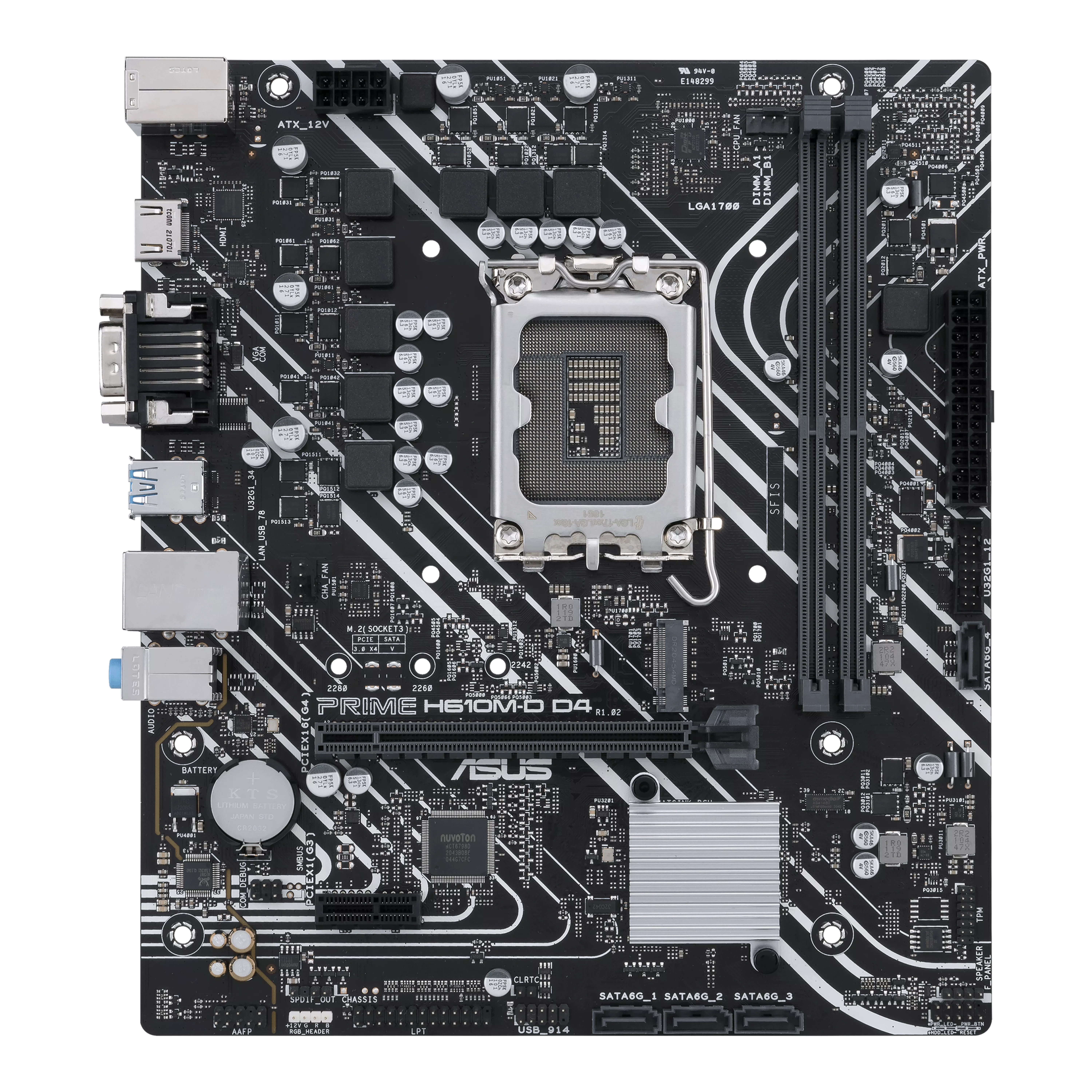 ASUS PRIME H610M-D D4 Motherboard