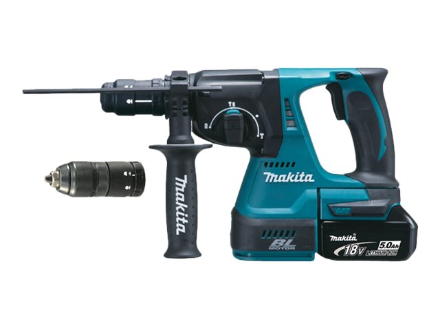 makita DHR243RTJ AkkuKombihammerSet 18,0 V, mit 2 Akkus
