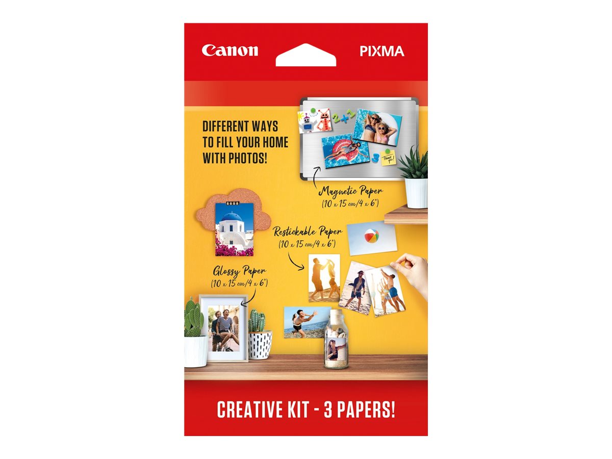 Canon Creative Kit Fotopapier 10 x 15 cm 60 Blatt weiss