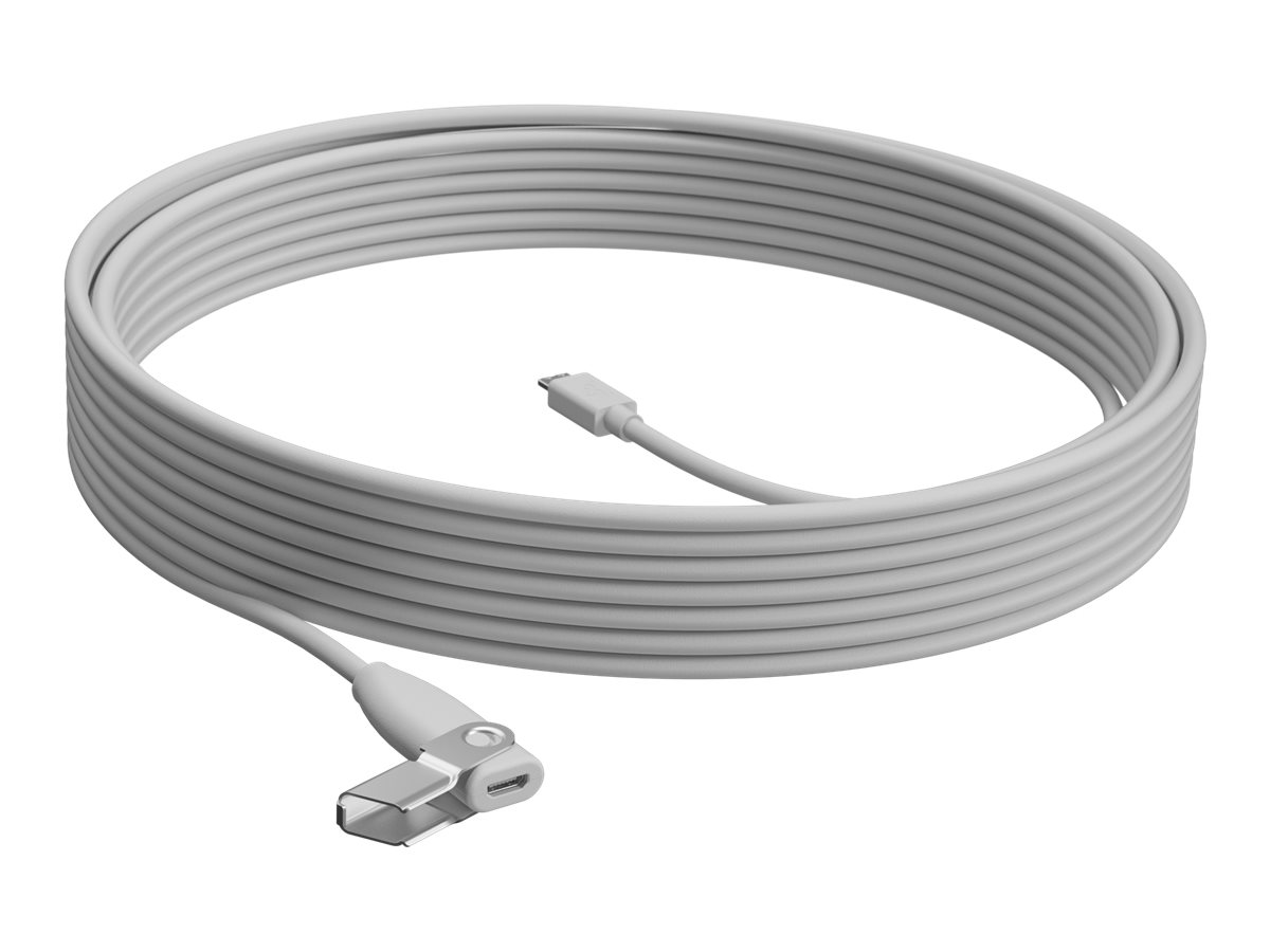 LOGITECH Rally Mic Pod Extension Cable Microphone extension cable 10 m plenum for Rally Mic Pod Rally Bar