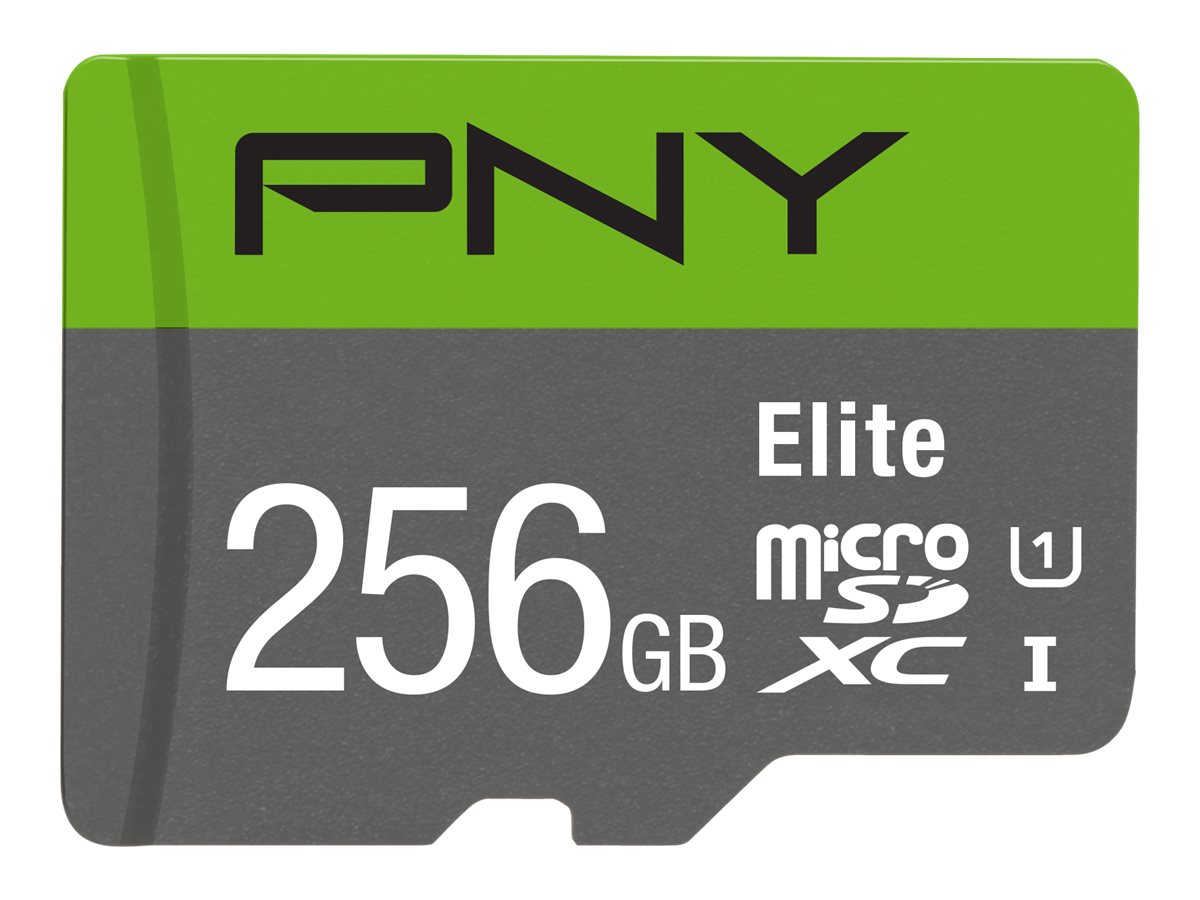 PNY Elite Flash-Speicherkarte 256 GB A1 Video Class V10 UHS Class 1 Class10