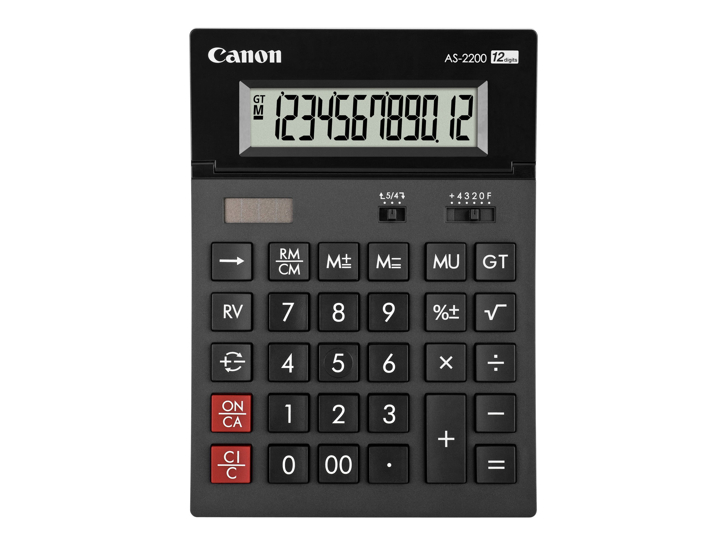 Canon AS-2200 Tischrechner schwarz