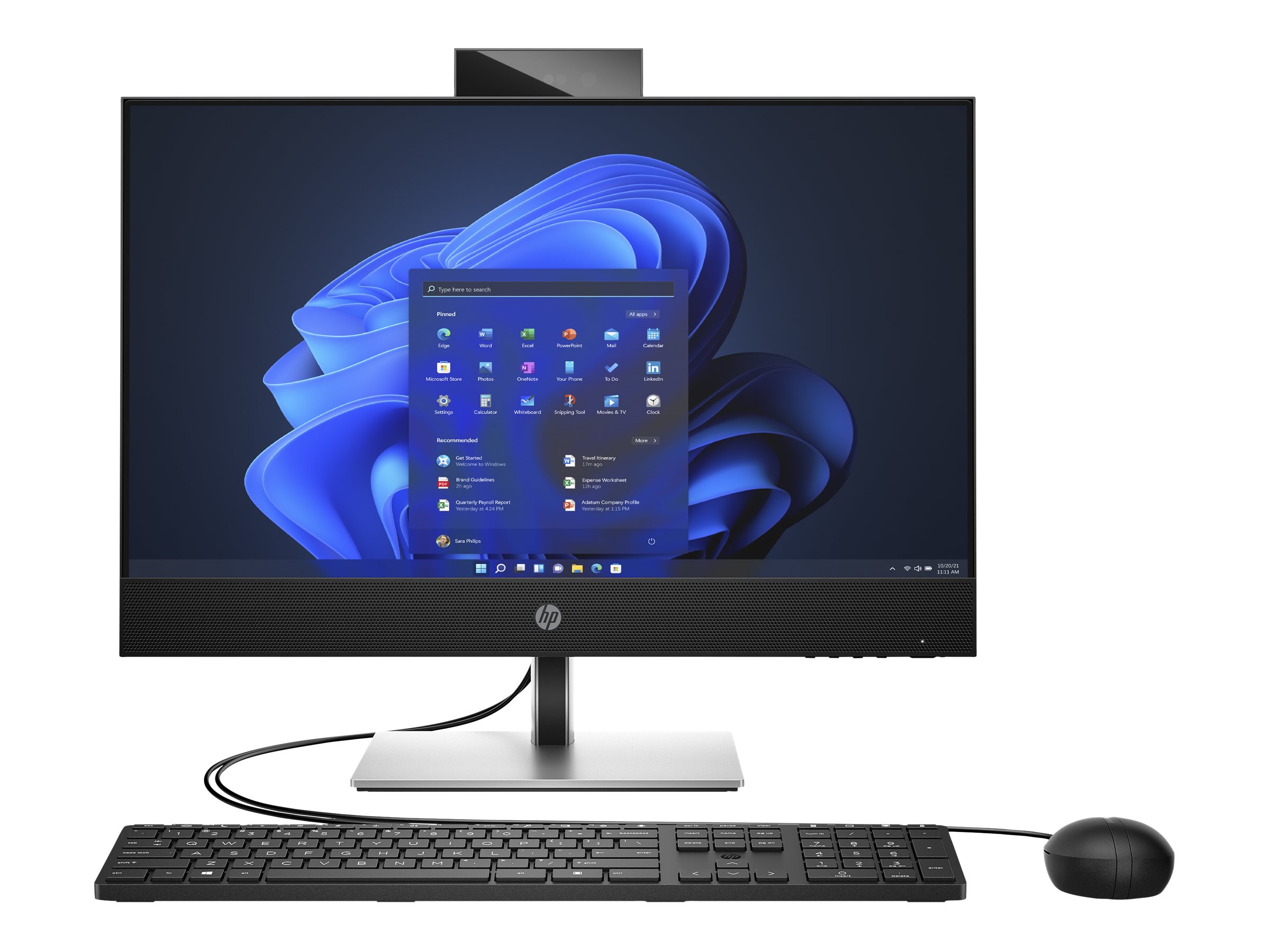 HP ProOne 440 G9 23,8 Zoll i7-14700T 16 GB 512 GB SSD FHD