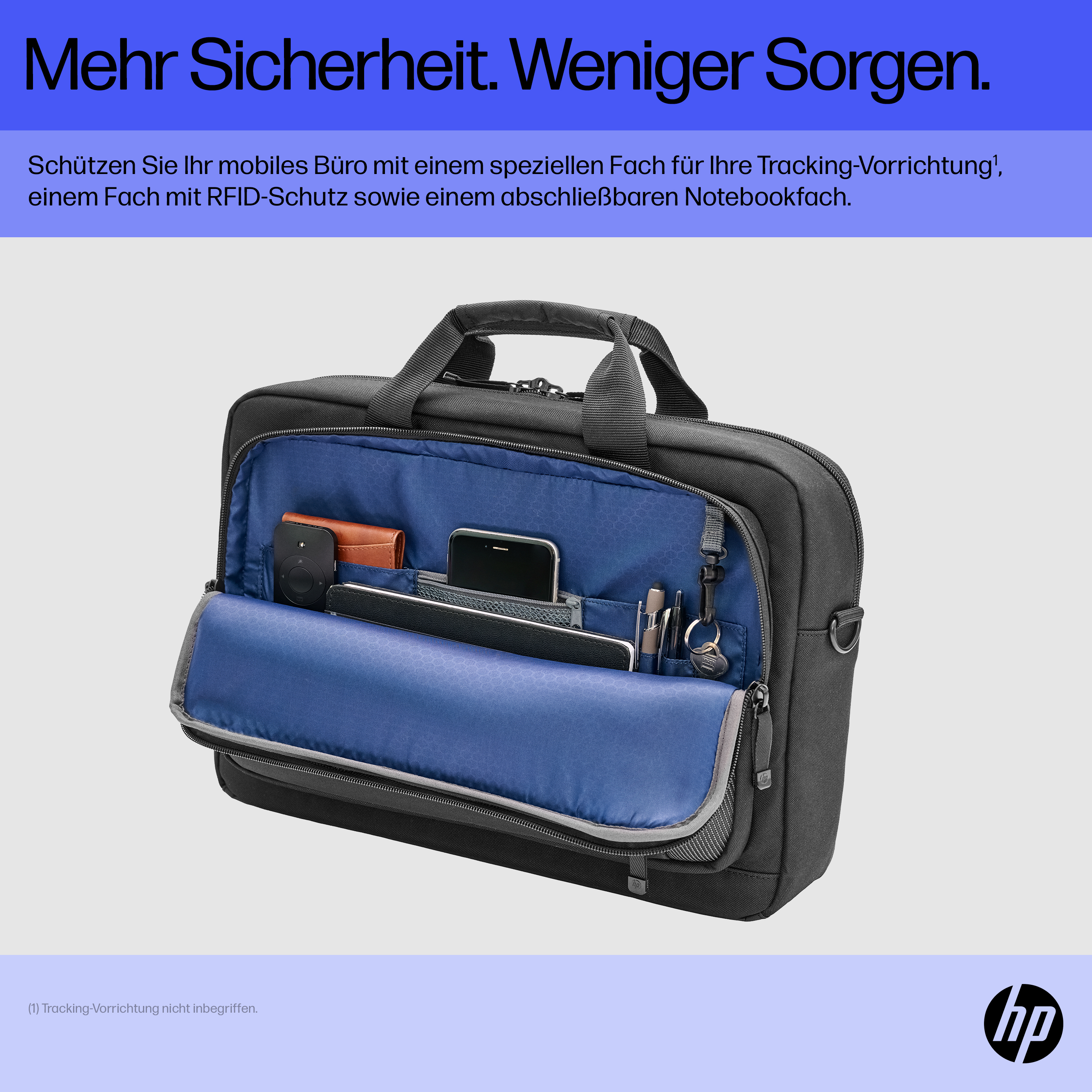 HP Renew Executive Schultertasche 16.1 Zoll Schwarz
