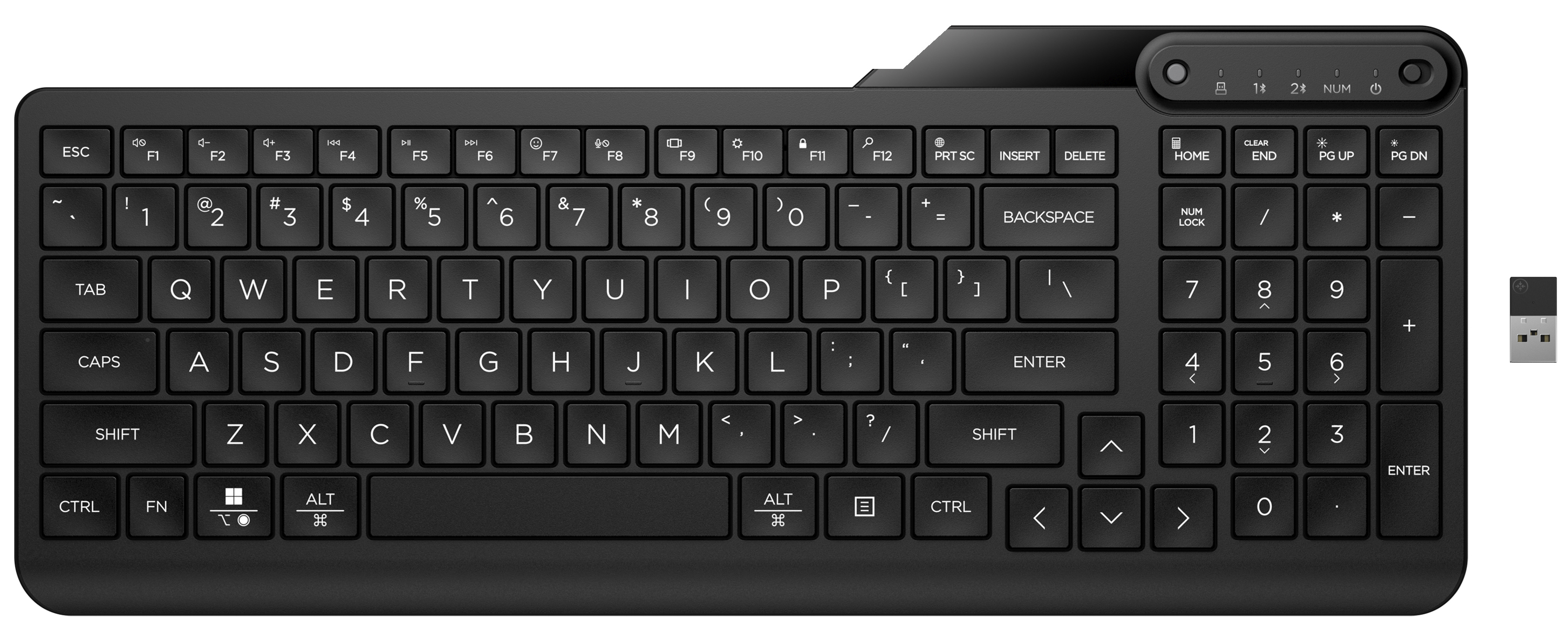 7N7B9AAABB HP 475 Dual Mode Tastatur
